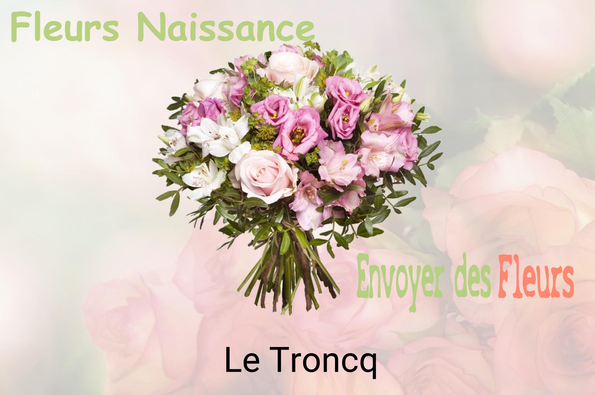 Bouquet de fleurs de naissance livré à Le Troncq